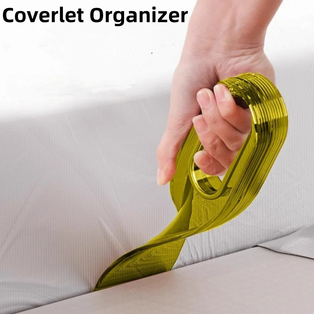 

Coverlet Organizer Bed Sheet Finishing Tools, Sofa Quilt Finishing, Household Items, Household Tools