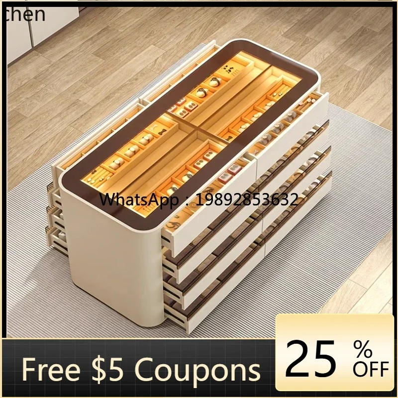 

U8 Jewelry Display Cabinet Cloakroom Nakajima Desktop Cabinet Premium Bedroom Storage Cabinet