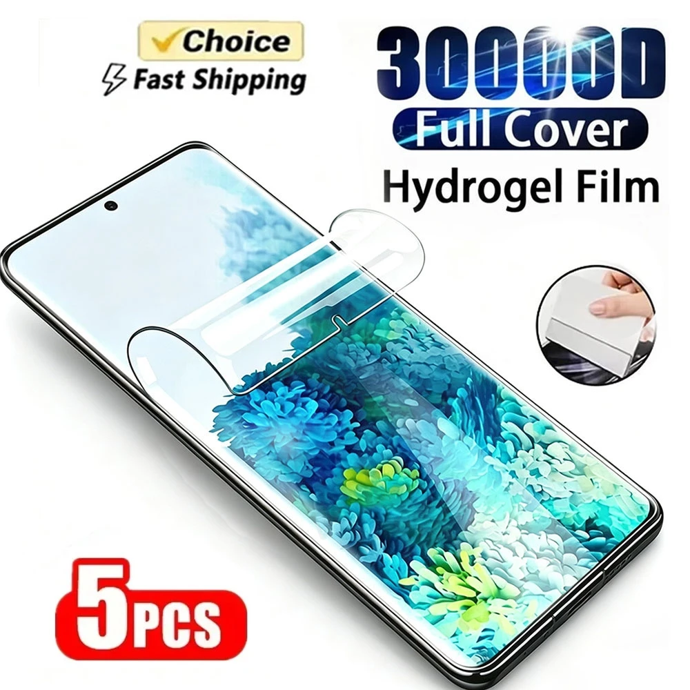 Full Cover Hydrogel Film For Samsung A25 5G A24 A26 A23 4G A22 A27 A17 A16 A05s A14 Soft Screen Protector Samsung A05 A15 A13