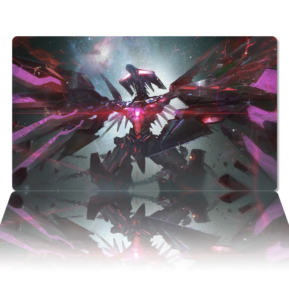 YuGiOh Playmat Galaxy Eyes Tachyon Dragon Mat TCG CCG Gra planszowa Trading Card Game Podkładka pod mysz Gumowa podkładka na biurko Strefy Darmowa