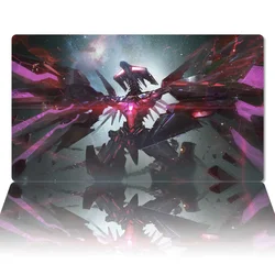 YuGiOh Playmat Galaxy Eyes Tachyon Dragon Mat TCG CCG Gioco da tavolo Gioco di carte collezionabili Tappetino per mouse Tappetino da scrivania in gomma Zoni Borsa gratuita