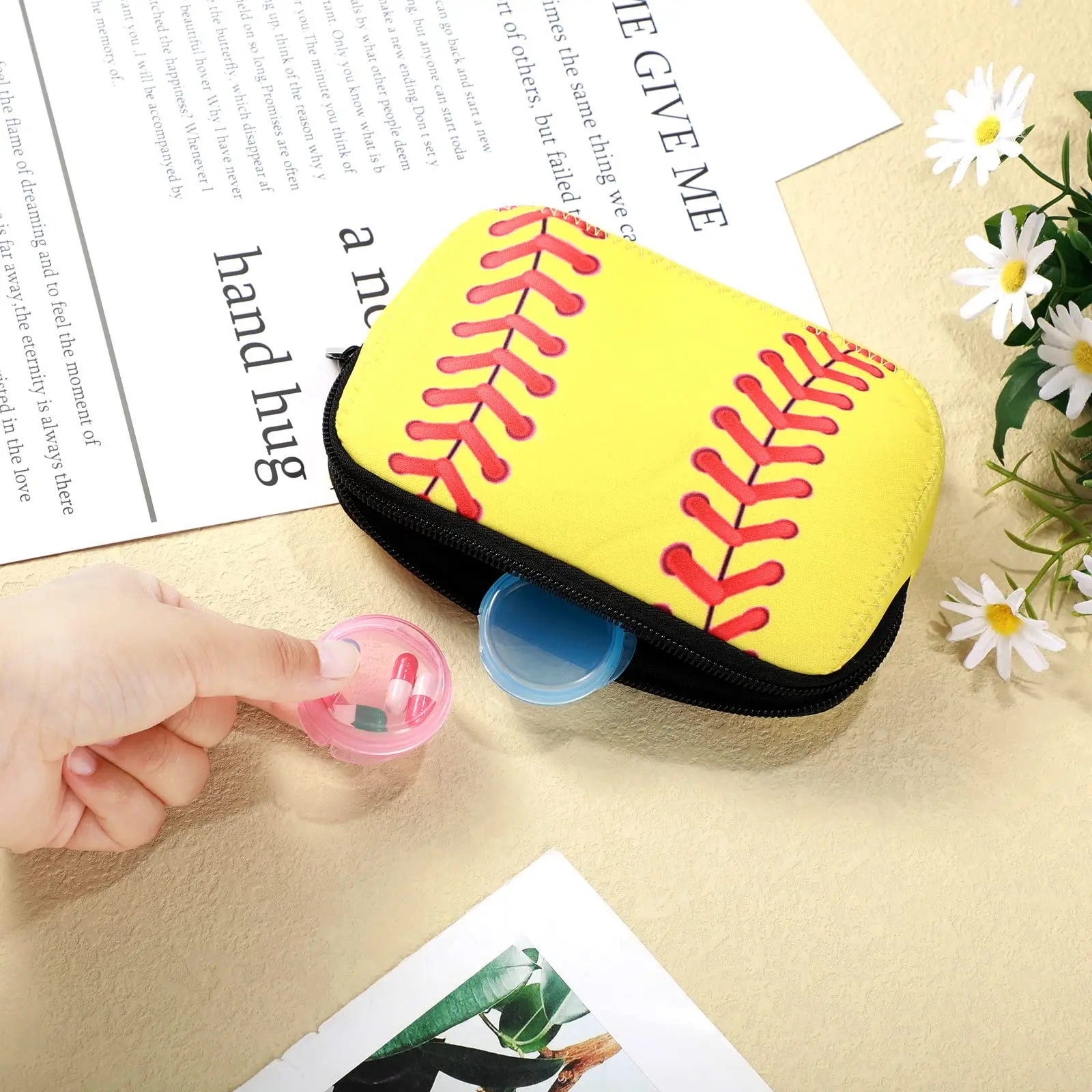 6-200 pacotes pequena caixa organizadora de comprimidos, recipiente de comprimidos de viagem portátil diário caso de medicina titular para armazenar óleo de peixe, vitamina