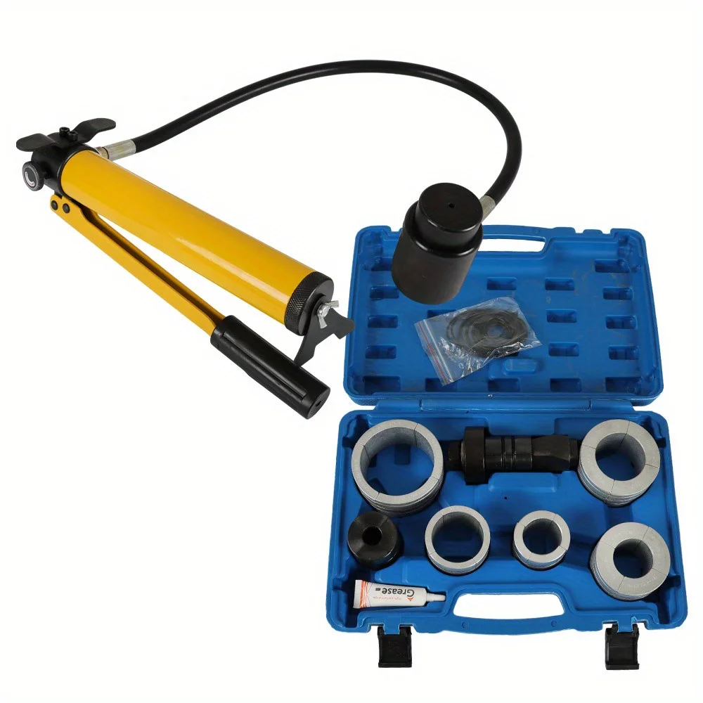 

78835 17350 Hydraulic Hose Stretcher Expander Kit 1-5/8in to 4-1/4in Pipe Stretcher Tool Muffler Pipe Spreader Car Tool Kit 10 T