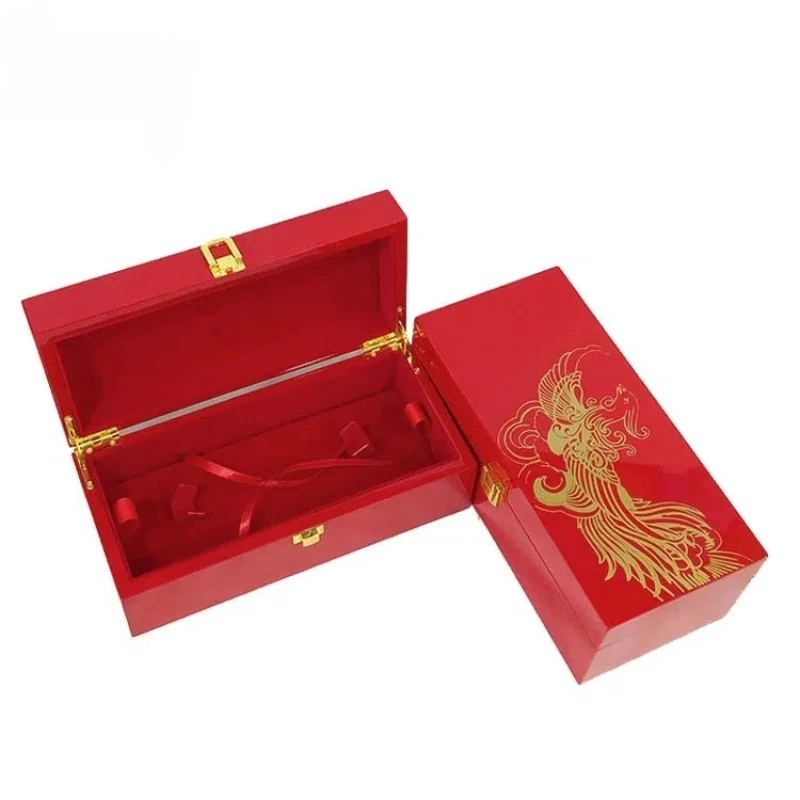 

New Phoenix Hairpin Box Wedding Jewelry Box Wooden Box Phoenix Hairpin Storage Box Hair Hairpin Box Gift Box Eardrop Box