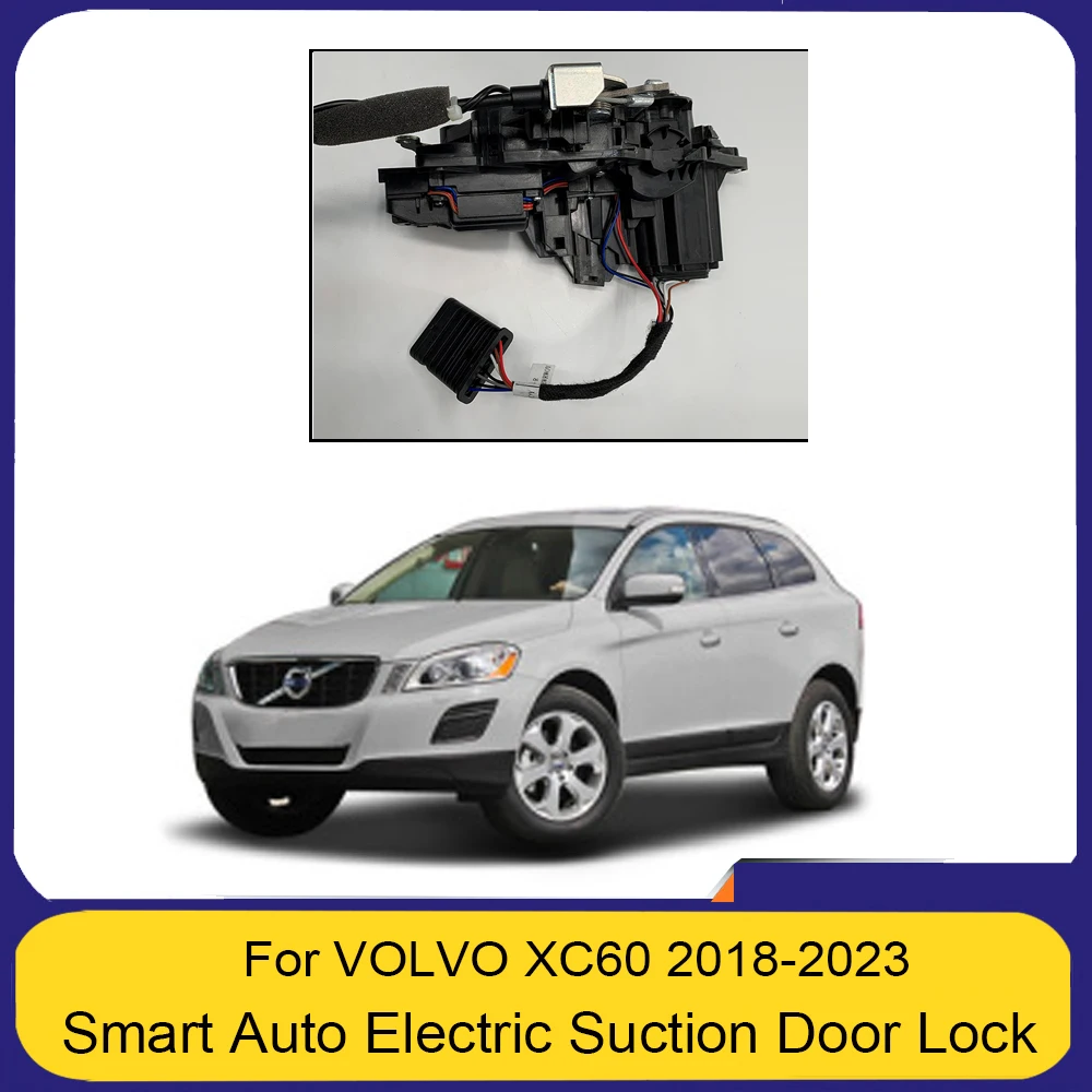 Smart Auto Electric Suction Door Lock For VOLVO XC60 2018-2023 Automatic Soft Close Door Super Silence Car Vehicle Door