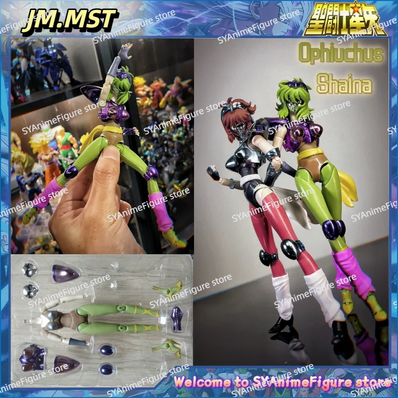Em Estoque: Boneco de Ação JM.MST Modelo Saint Seiya Myth Cloth EX Ophiuchus Shaina Cavaleiros de Prata do Zodíaco - Colecionável e Presente