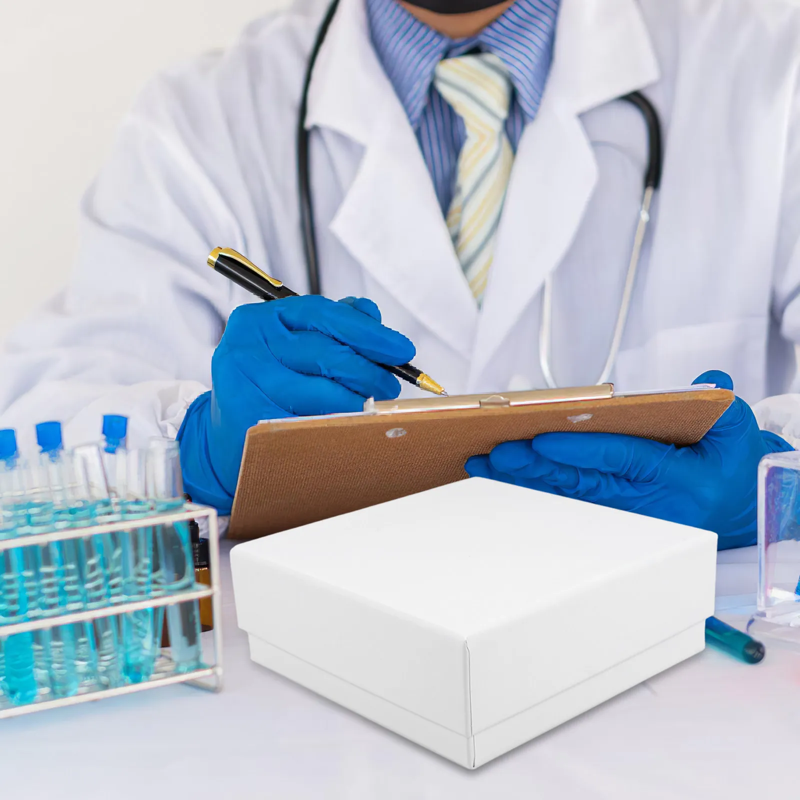 

Lab Freezer Box Sturdy Cardboard Construction for Microcentrifuge Tube Storage Reliable Sample Protection in Low Temperature