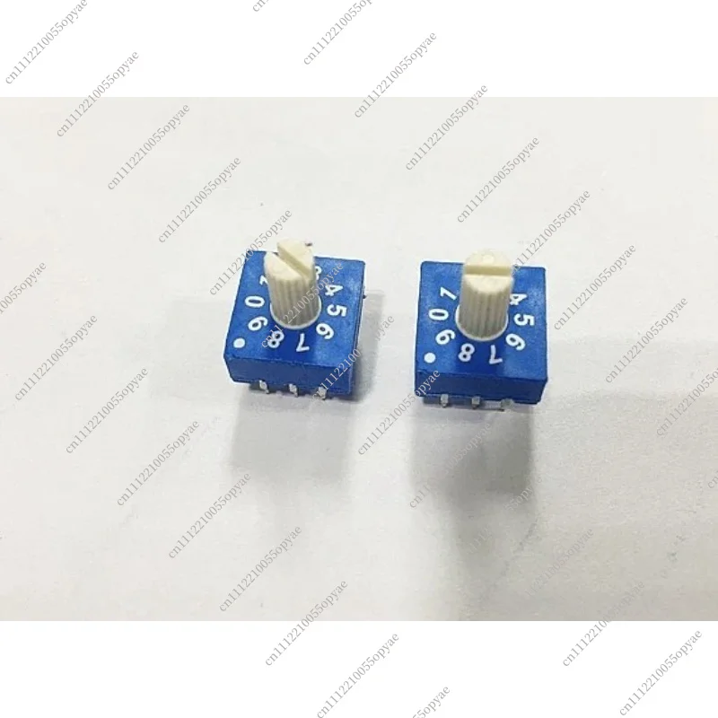 

10Pcs Coded Switch ERD210RSZ 10-Bit 0-9 3:3 Rotary Encoder with Shaft Switch