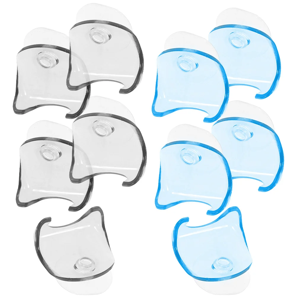 

10Pcs Razor Holder Plastic Wall Suction Cup Shaver Stand Bathroom Razor Rack Storage for Shower Use Shave Stand