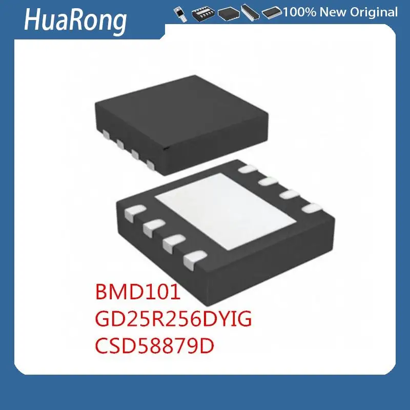 

2 шт./лот BMD101 GD25R256DYIG GD25Q256DYIG 25R256 32M CSD58879D 58879D 58879O CSD58879Q3D QFN8
