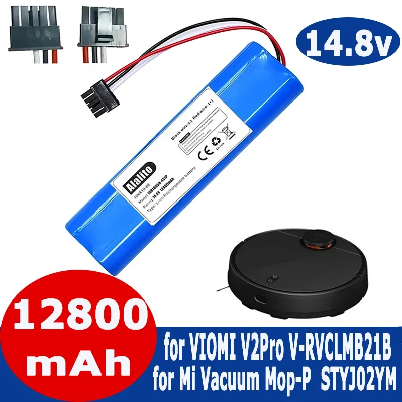 100% New Original 14.8V 18650 Lithium Battery for VIOMI V2 Pro,VRVCLMB21B ，Xiaomi STYJ02YM Replace Battery Accessories