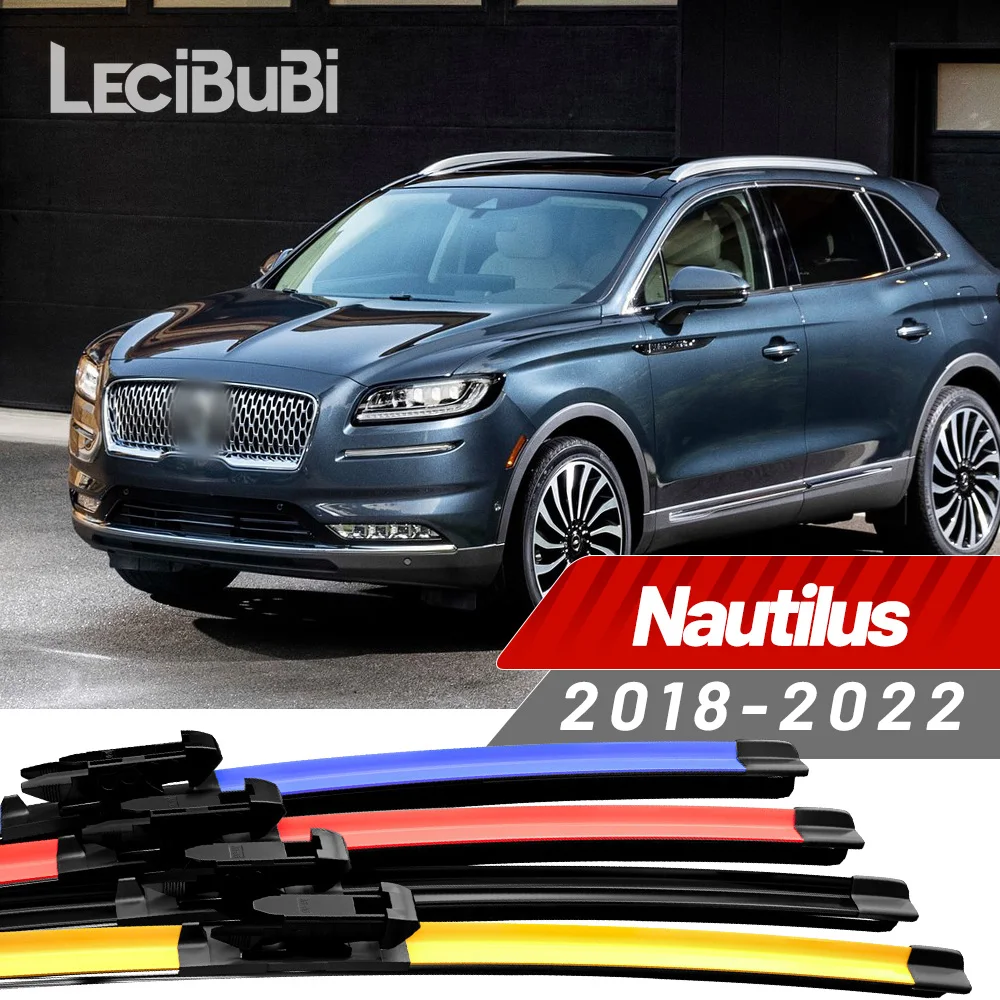2 Stück für Lincoln Nautilus 2018–2022 2019 2020 2021 Frontscheibenwischerblätter Scheibenwischer