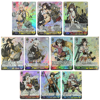 WS Black White Wings DIY Gold Signature Foil Card Collectible Cards Christmas Birthday Gift Island Wind Wyvern King Kong Magical