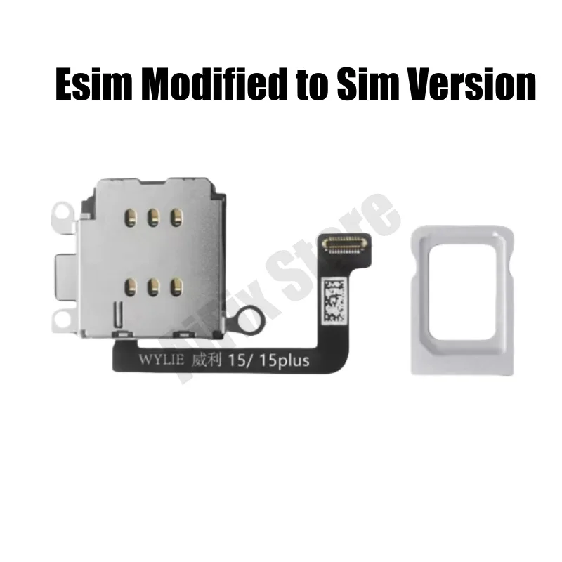 Wylie تعديل Esim إلى Sim محول فليكس المدمج في صينية Sim آيفون 14 14promax 15 15promax 16 16promax #5