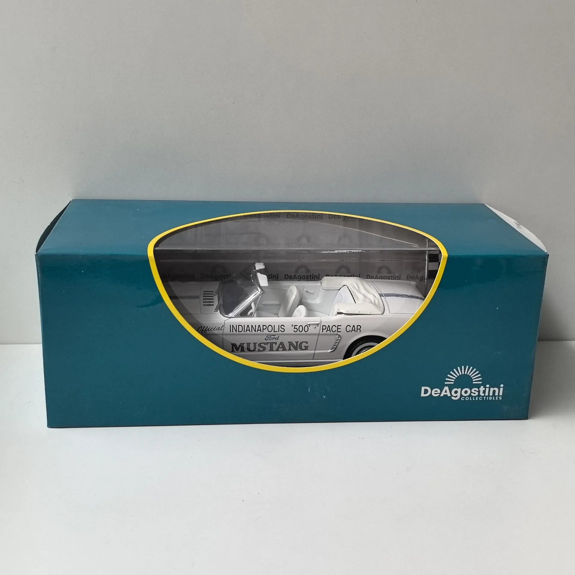 다이캐스트 IXO 1/24 스케일 포드 머스탱 1964 합금 자동차 모델 소장 장난감 선물 기념품 디스플레이 장식품