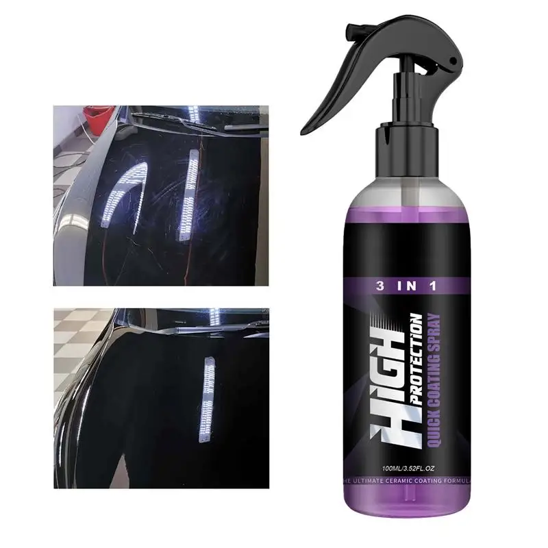 

Scratch Repair Spray For Car 100ml Nano Waterless Cleaning Liquid Ceramic Coating Agent Vehicles Coating Spray Scratch Repair