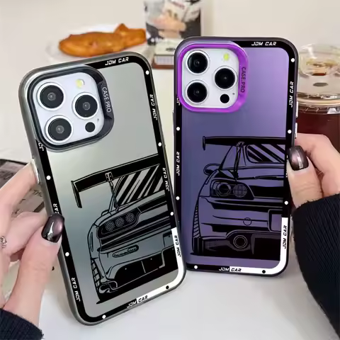 Cool Car Phone Case for Samsung Galaxy S25 S24 Ultra S22 Plus S21 FE S20 S23 Ultra S20 FE Luxury Soft Cover