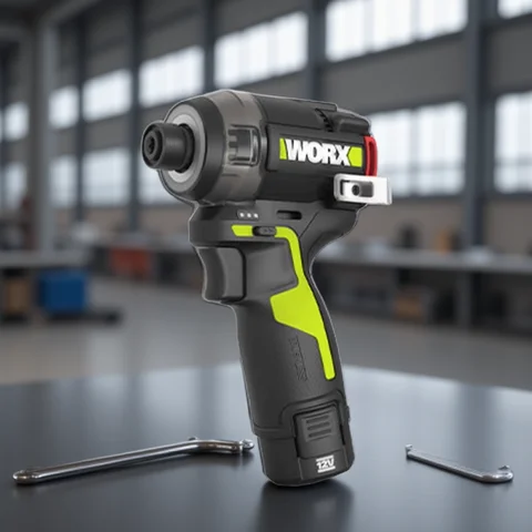 WORX WU138 오일 압력 브러시리스 무선 임팩트 드릴 12V 50Nm 1300rpm 4000bpm 스마트 클러치 전문 전기 드릴