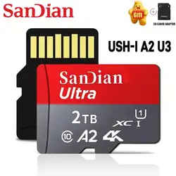 Tarjeta de memoria TF de 512GB, 256 GB, 128GB, tarjeta Flash SD/TF de 1TB, 512, 256 GB, tarjeta Flash Micro TF/SD para teléfono Ps5, envío directo