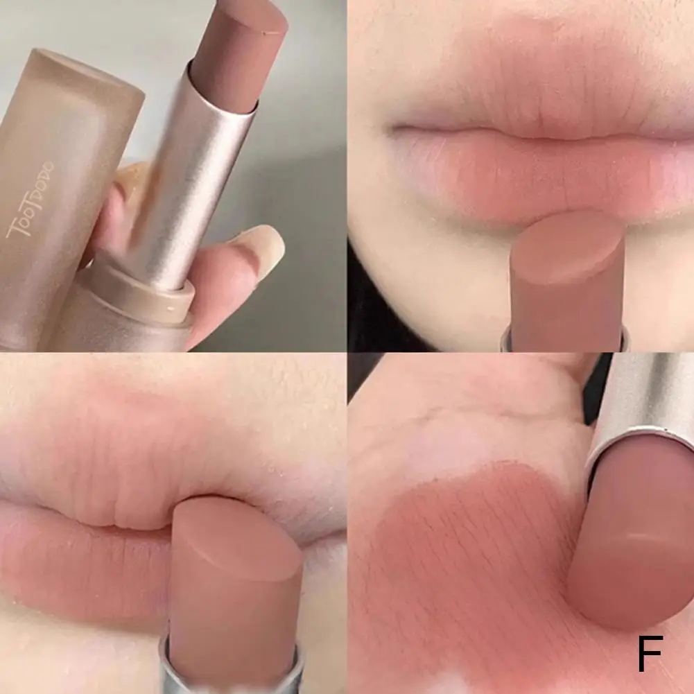 Sdottor Toot Dodo Air Mist Velvet Lipstick کو بہتر بناتی ہے Mist and Lipstick Non Soft The Staining Matte Cup Color Nude Lasting R9W8