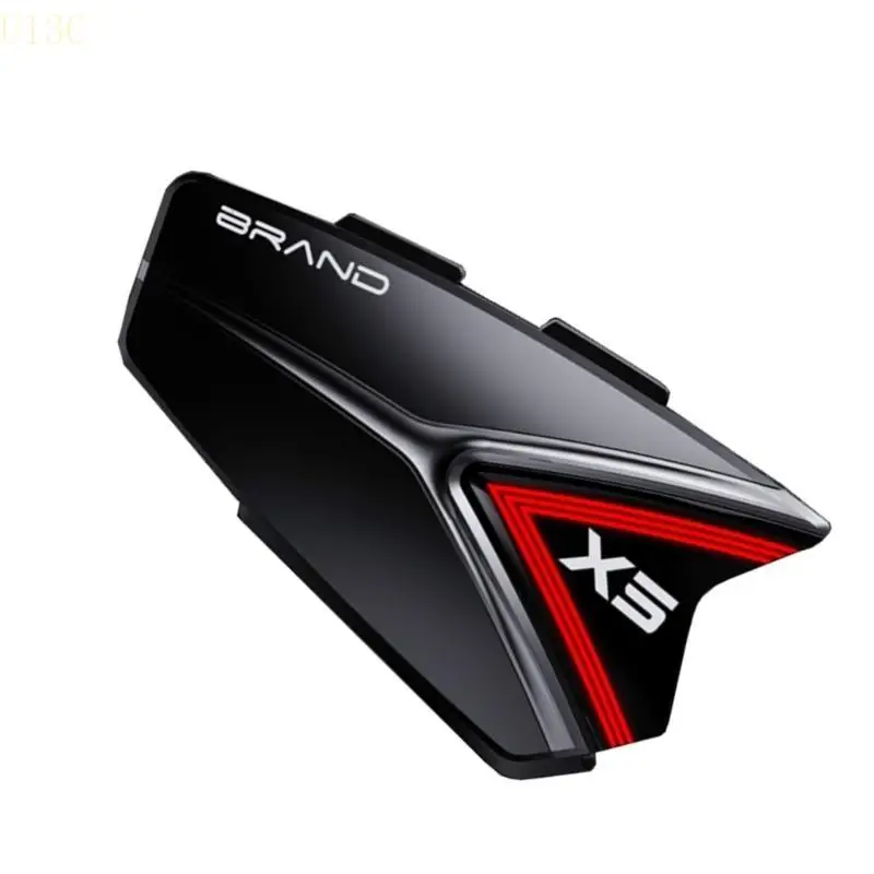 

U13C Motorcycle Helmet Headset BT5.0 Communication Intercom Headphone with Voice Control Built-in Microphone and Speaker