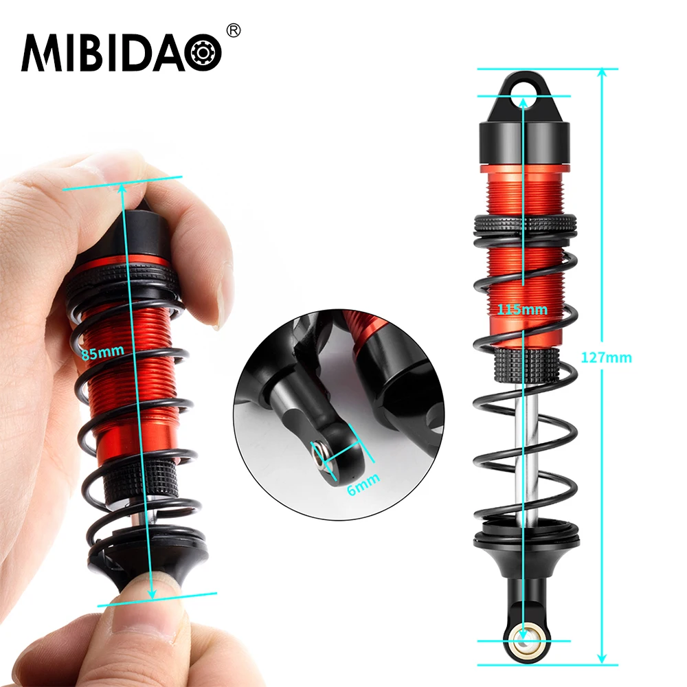 MIBIDAO Metall-Stoßdämpfer-Dämpfer für 1/8 ARRMA KRATON RC Car Upgrade Teile Zubehör