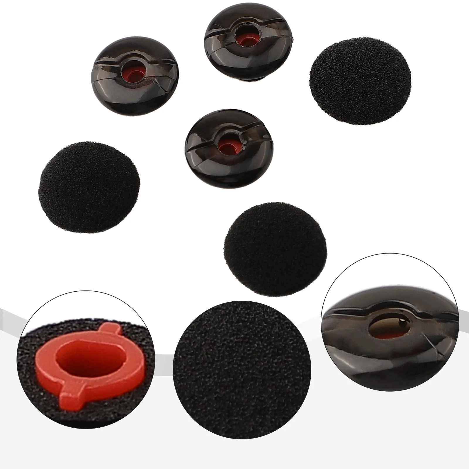 Comfortable Fit for plantronics Earplugs for plantronics Pro Eartips Large - 15mm*11mm Easy To Install Enduring Material