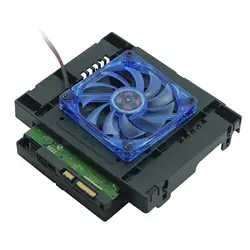 5.25 Optical Drive Position to 3.5 inch 2.5 inch drives HDD Holder 8cm Cooling Fan Adapter for Gaming Laptops