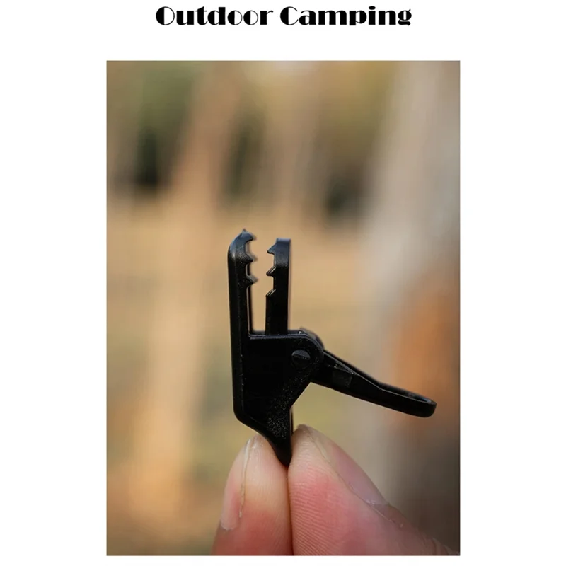 

ELOS-Mini Tent Clip Outdoor Tent Awning Clip Sturdy Alligator Hook Suitable For Outdoor Camping Tarpaulins Hook