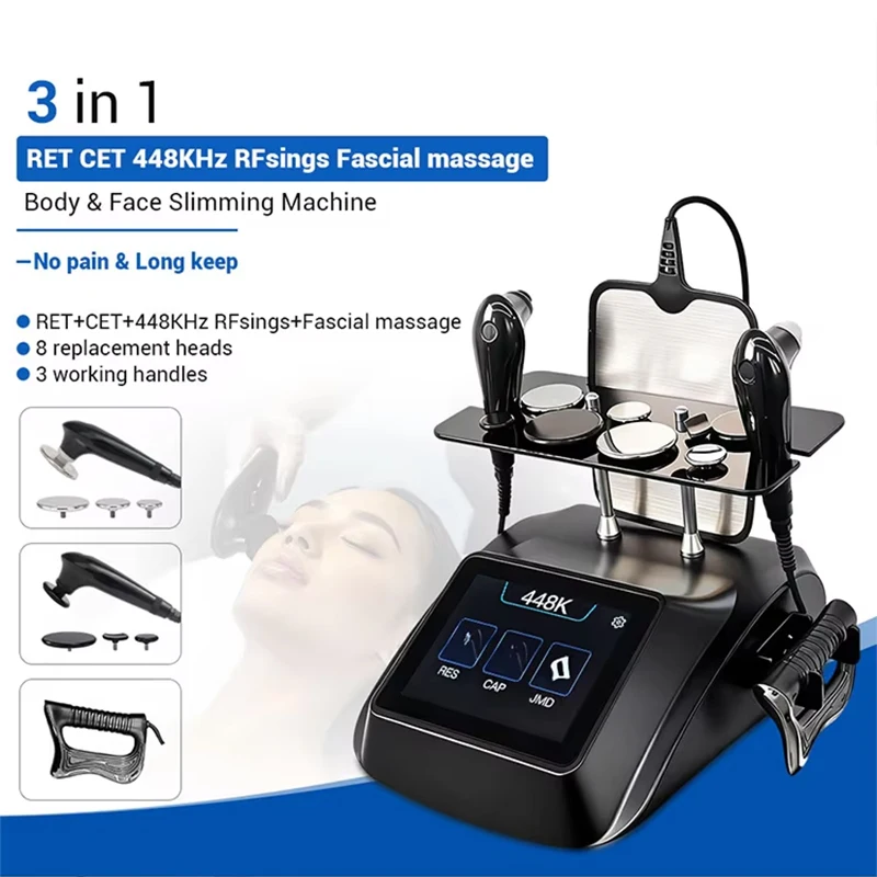 2026 New Tecar Therapy 448khz Physiotherapy Weight Loss RF Body Sculpting and Skin Firming Beauty Device Hot Sale
