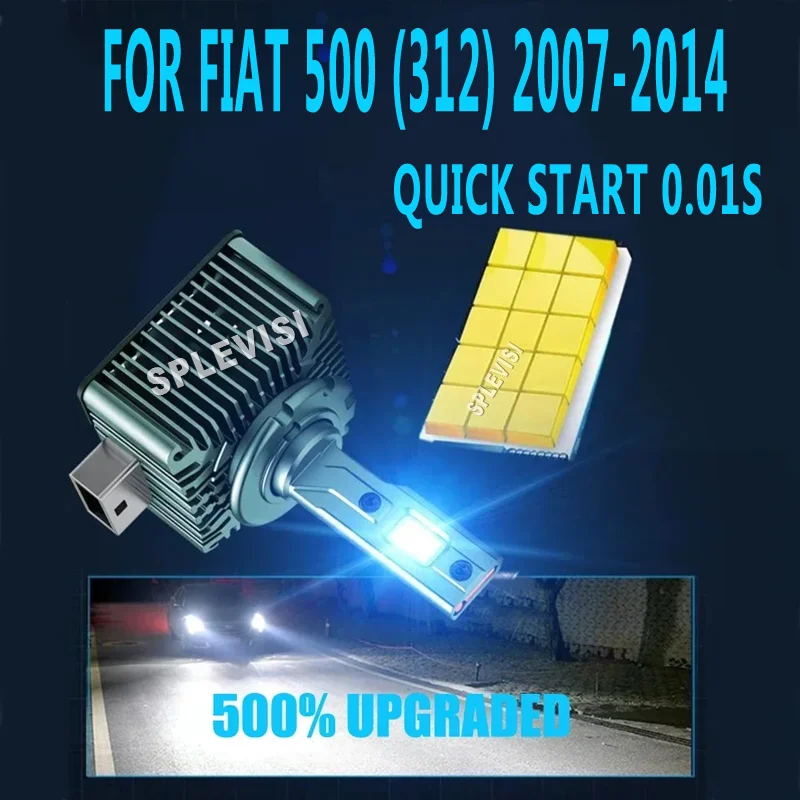 

Quick Start 0.01S Full Bright 6000K D1S/66144 LED Headlight Bulbs For FIAT 500 (312) 2007 2008 2009 2010 2011 2012 2013 2014