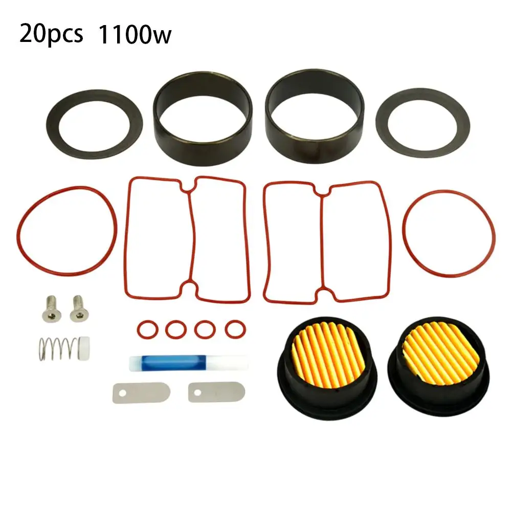 

For Air Compressor Setup Oil-Free Air Compressor Air Pump Repair Kit As Picture Show Sealing Ring Set 1100W Cylinder