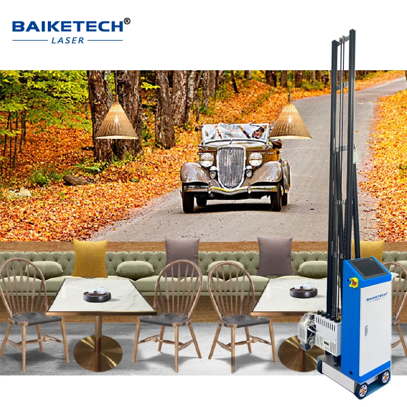 TH-UV32 AI UV طابعة الحائط آلة الطباعة الآلية للطباعة النافثة للحبر العمودية لطباعة الحائط والإعلان