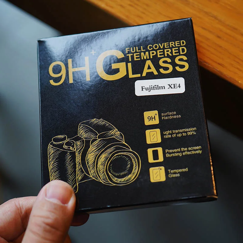 9H+ Thickness Highly Clarity Film Tempered Glass LCD Screen Protector for Fuji Fujifilm XE4 X-E4 XE3 X-E3 XE2 XE1 Digital Camera