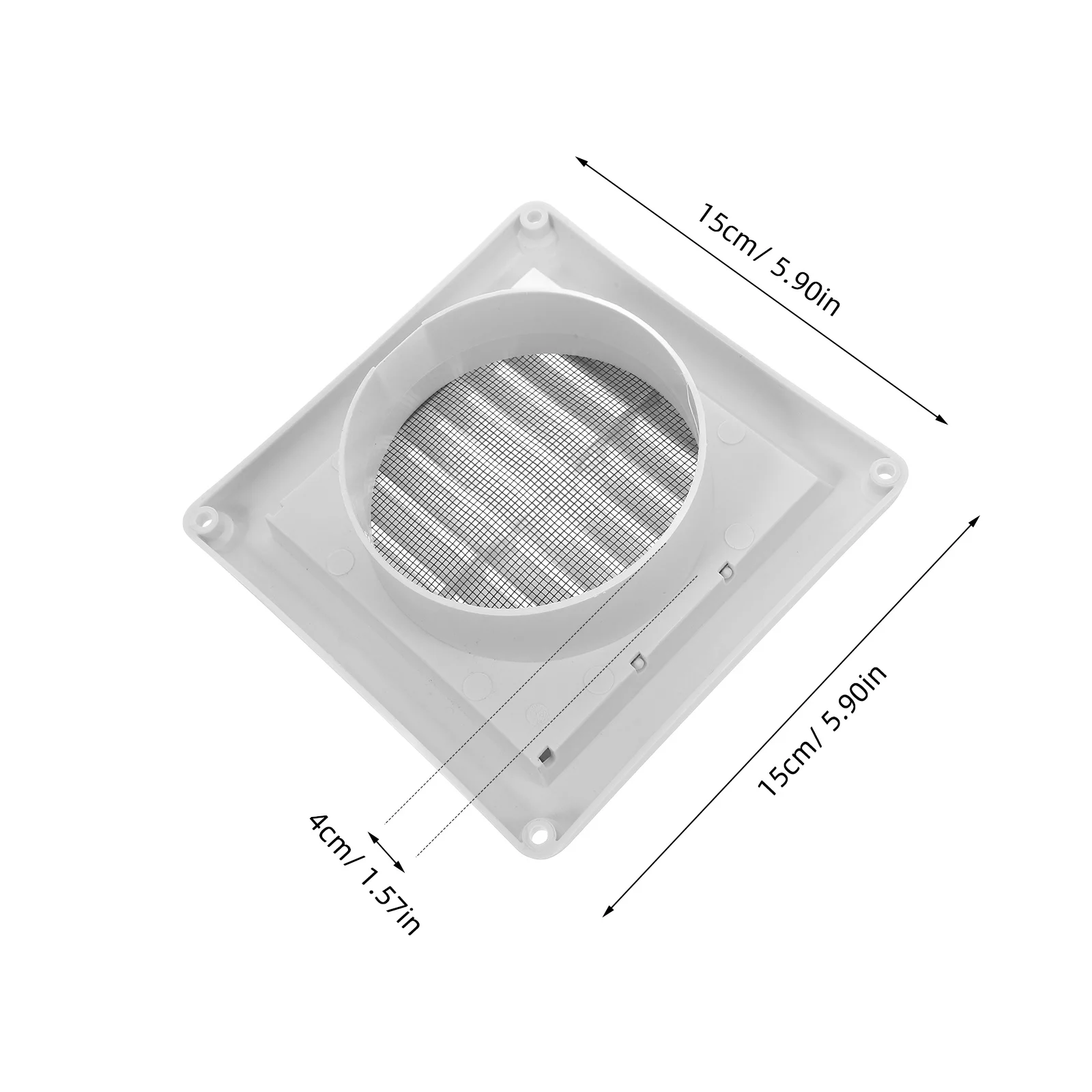 Conditioner Terug Luchtrooster Plastic Vent Cover Voor Plafond Muur Vloerkanaal Register Deflector Ontluchter Grille Uitlaat Inlaat