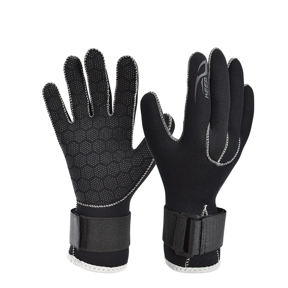 

1 Pair Of 3mm Diving Gloves Non-slip Wear-resistant Cold-proof Wetsuit Gloves Underwater Accessories Dg-203