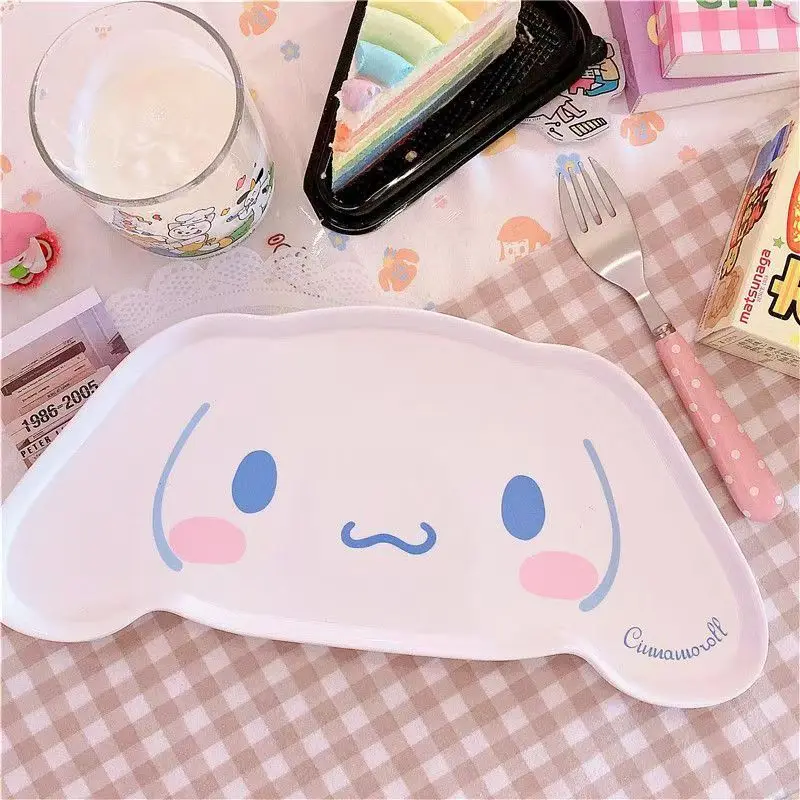 

Sanrio Cinnamoroll Kawaii Dinner plates anime Snack plates Cute dishes Holiday Gift