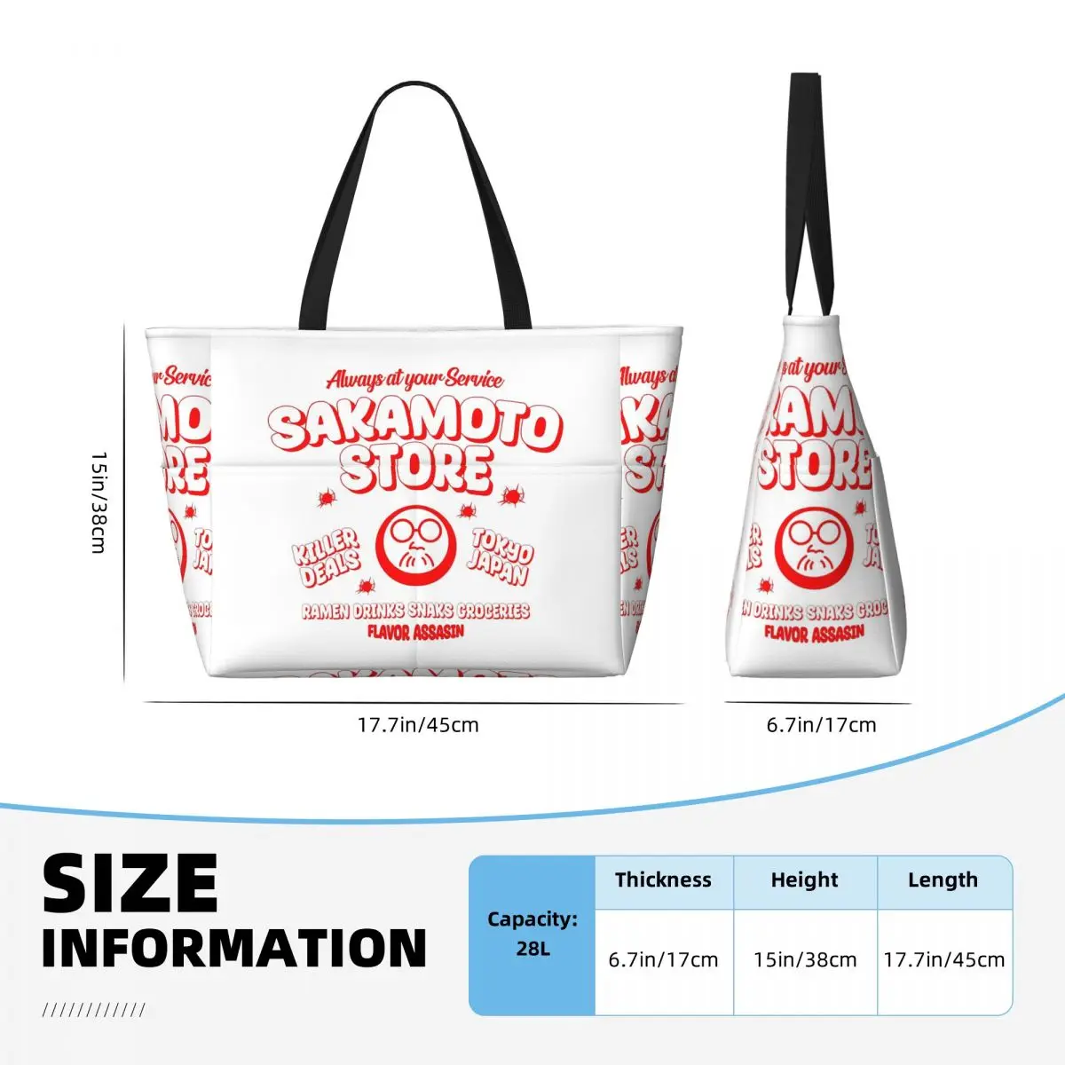 ซาคามอโตะ เดย์ส สโตร์กระเป๋าโท้ทชายหาด กระเป๋าใส่ของสำหรับเล่นกีฬา โยคะ กระเป๋าเดินทางขนาดใหญ่ กระเป๋าเดินทางสำหรับผู้หญิง กระเป๋าฟิตเนส