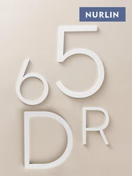 Nurlin Solid Brass Door White Number Commercial Residential Signature Courtyard Hotel Entrance Room Character Letters