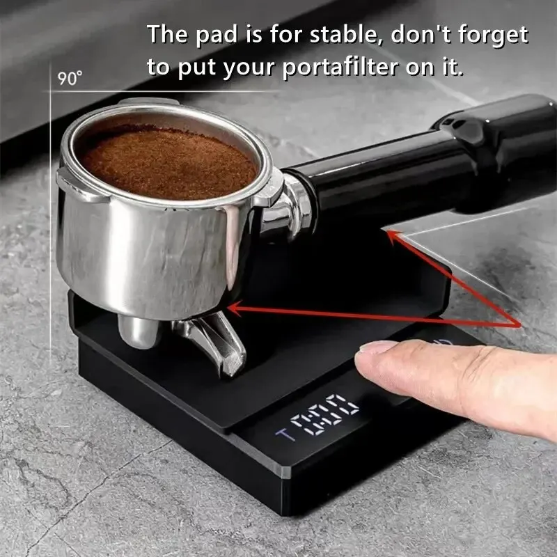 Balança eletrônica pessoal para café doméstico balança de café italiano grama peso cronógrafo balança cozinha à prova dwaterproof água mini