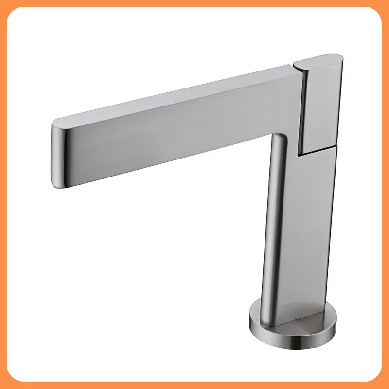 

Grey Basin faucet Brushed Gold Bathroom Faucet Hot & Cold Lavotory faucet sink tap White Water Faucet Chrome Faucet