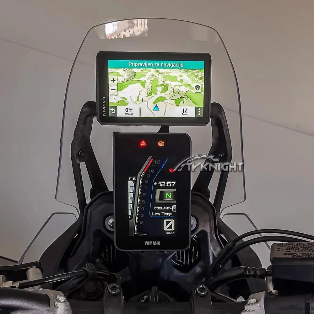 New Motorcycle Universal GPS Holder Mount Navigation Bracket For BMW F800GS NX400 CB500X 450MT Versys650 XL750 Fit 12MM 22MM - Image 2