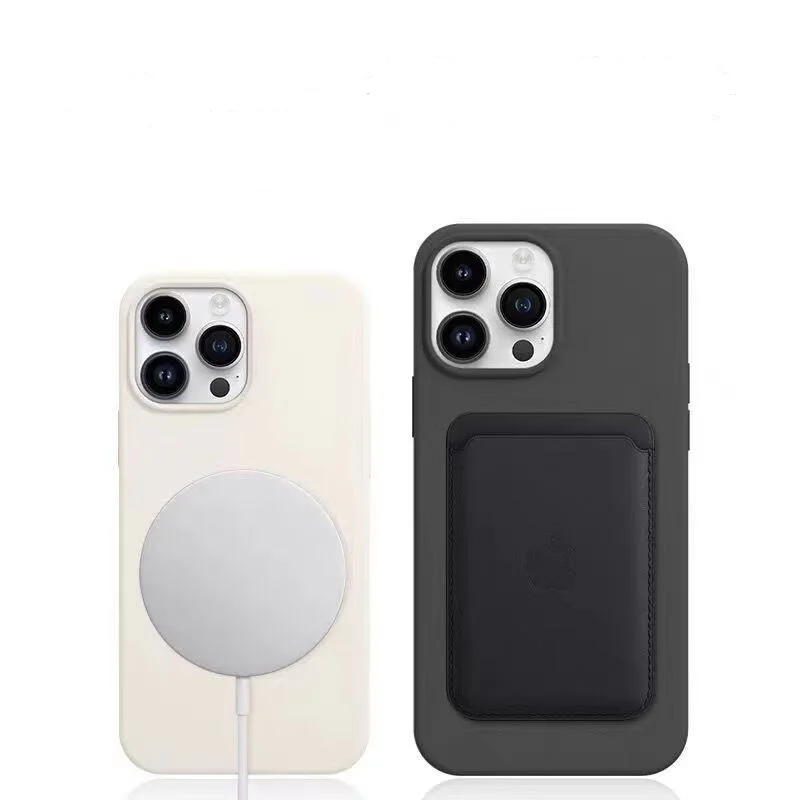 Oryginalne etui z płynnego silikonu do MagSafe dla iPhone 17 16 13 14 15 Pro Max 16 13 14 15 Pro, magnetyczne, do bezprzewodowego ładowania, miękka obudowa. — zdjęcie produktu 6