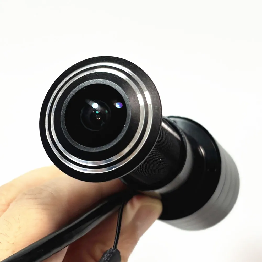 واي فاي 5MP باب العين ثقب 6X التكبير الرقمي 1.6 مللي متر زاوية واسعة عدسة CCTV شبكة ثقب الباب الصغير POE باب IP كاميرا P2P SDK الصوت SD بطاقة