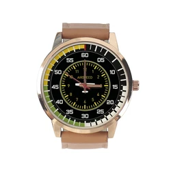 Airplane Dial Men's Stylish Watches Pattern Classic Man Watch Men Wrist Original Photo Dash Board Souvenir Gift Design Family