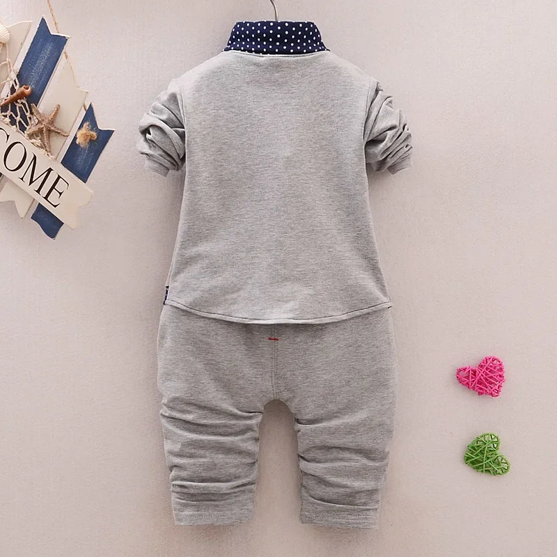 Spring Kids Fashion Clothes Baby Boy Girl Cotton Jacket Pants 2pcs/sets Autumn Children Infant Casual Clothing Toddler Tracksuit