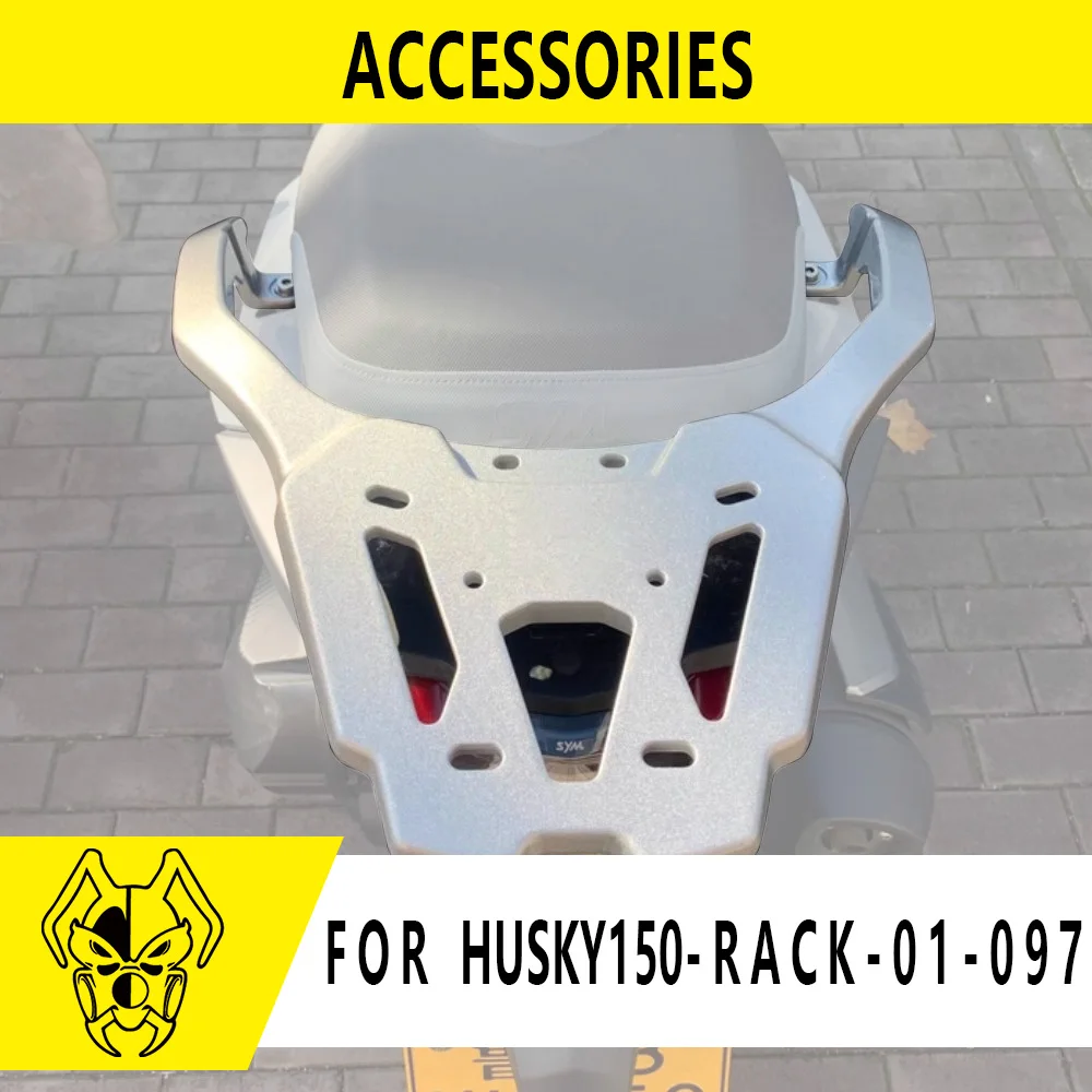 

MTKRACING For SYM HUSKY150 2023-2024 Motorcycle Accessories Rear Luggage Rack Cargo Top Box Bracket Holder Bracket
