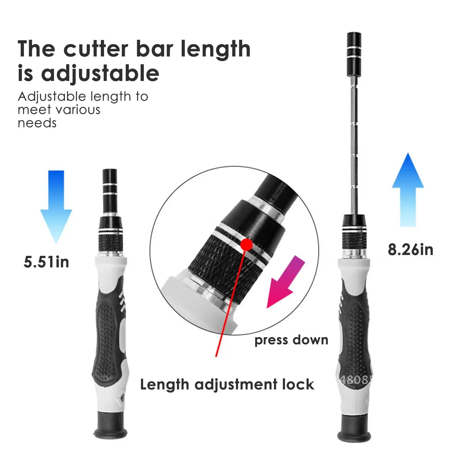 Precision Screwdriver Set 52 In 1 Screwdriver Set With 42 Bits Multi-function Magnetic Repair Tool Kit PC Phone Repair Tool Set