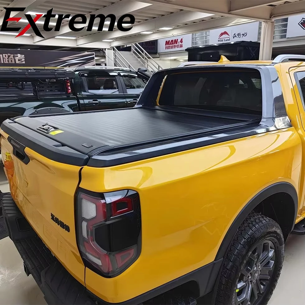 Pickup Truck Bed Cover Aluminum Roller Shutter Electric Tonneau Cover for Tocama TOYATA Hilux GMC Ford  Truck Accessories