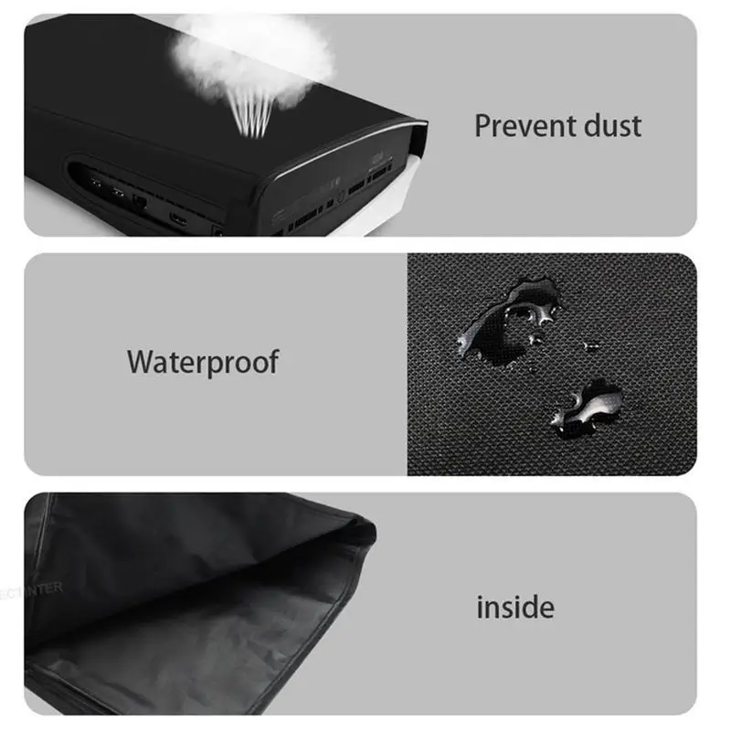 Dust Proof Cover Sleeve Guard Case Waterproof Anti-scratch Game Protective Outer Casing For PS 5 Game Console